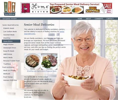 Senior Meals And Senior Meal Deliveries Services And Programs Senior