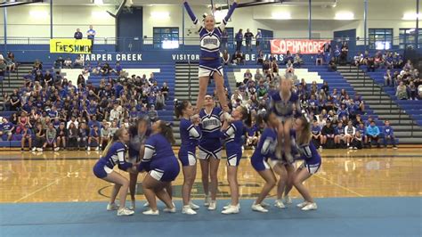 The Hchs Cheerleaders The Homecoming Assembly Youtube