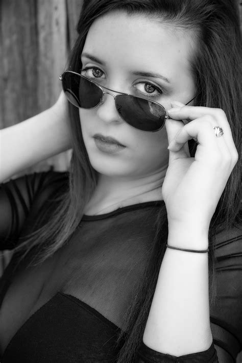 Free Images Person Black And White Girl Model Fashion Lady Smile Face Sunglasses Eye