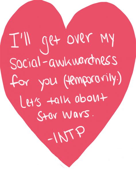 A Delightfully Accurate Valentine From Each Introverted Myers Briggs Type