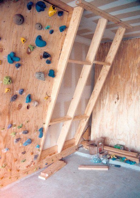 The Hahns Homebuilt Climbing Wall In Our Garage In 2020
