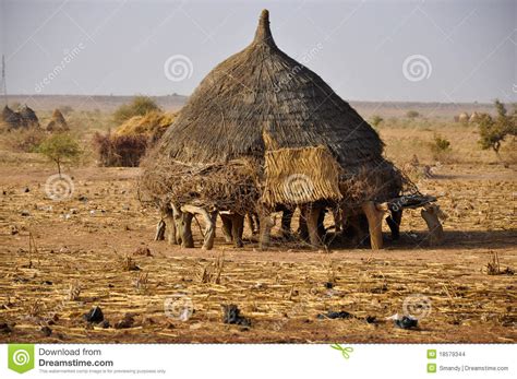 African Village House In Niger Stock Images Image 18579344