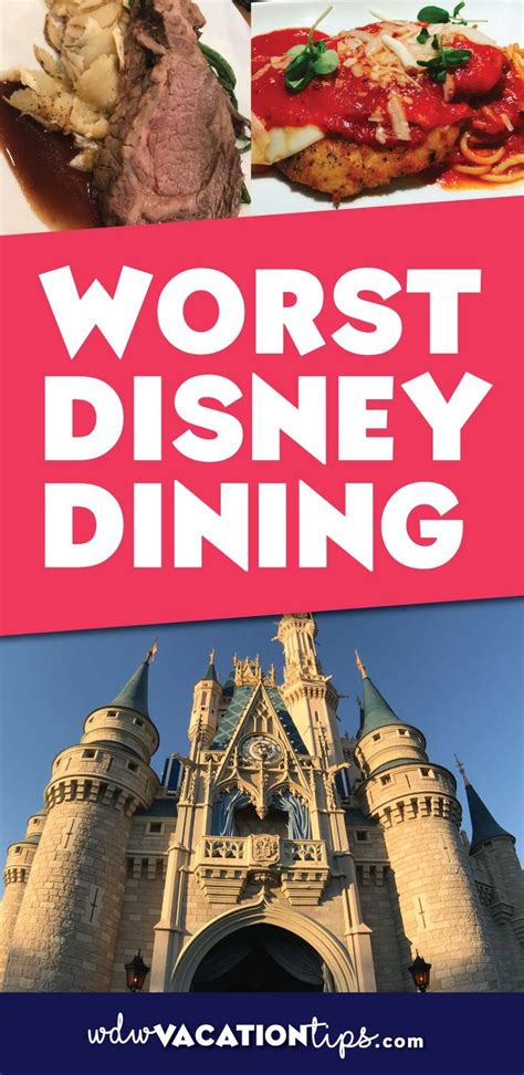 Worst places to eat at Disney World. Some dining options just aren't as