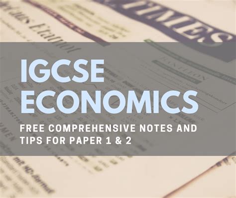 Igcse Economics 2021 Free Comprehensive Notes Tutopiya