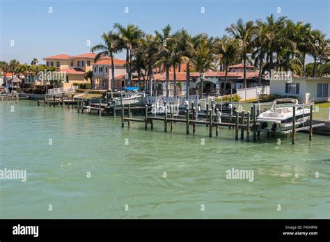 USA, Florida, Tierra Verde, waterfront homes, Tampa Bay Stock Photo - Alamy