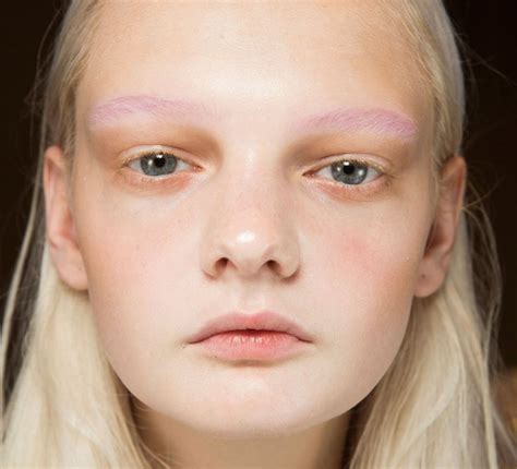 Would You Try The Pastel Brows At Gucci Plus More Ss17 Beauty From