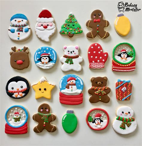 Find images of christmas cookies. Christmas cookies! #christmascookies #customcookies #decoratedcookies #cookiesart #d ...
