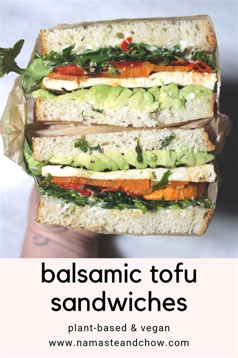 Balsamic Tofu Sandwiches Recipe Delicious Healthy Recipes Tofu
