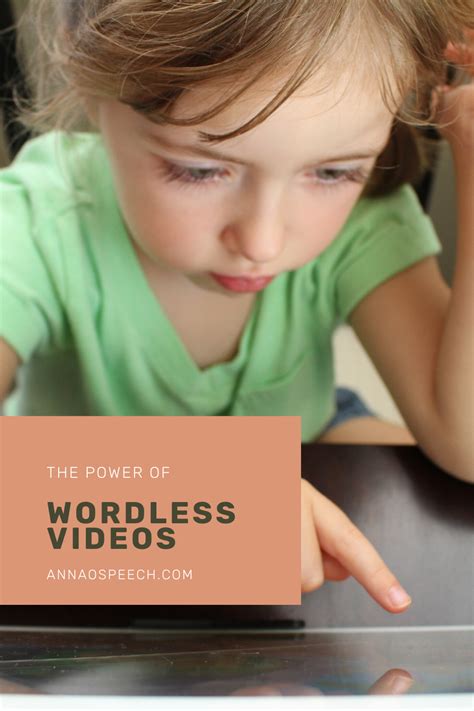 Wordless Videos | Speech therapy, Speech, Speech and language