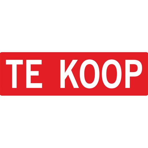 Nieuw gedeelte nu te koop! Makelaar "te koop" stickers voor binnen en buiten.