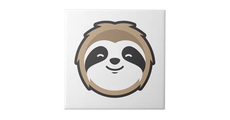 Sloth Mascot Ceramic Tile Zazzle