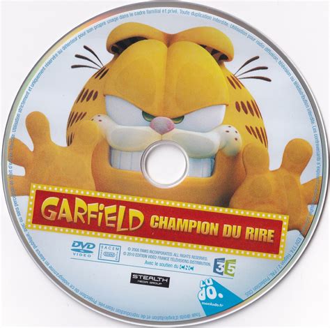 Sticker De Garfield Champion Du Rire Cinéma Passion