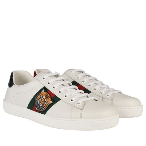 Gucci Ace Tiger Web Trainers Flannels