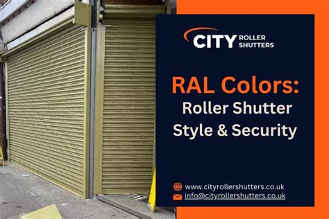 RAL Colors Roller Shutter Style Security Cityrollershutters