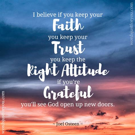 Joel Osteen Quotes On Faith