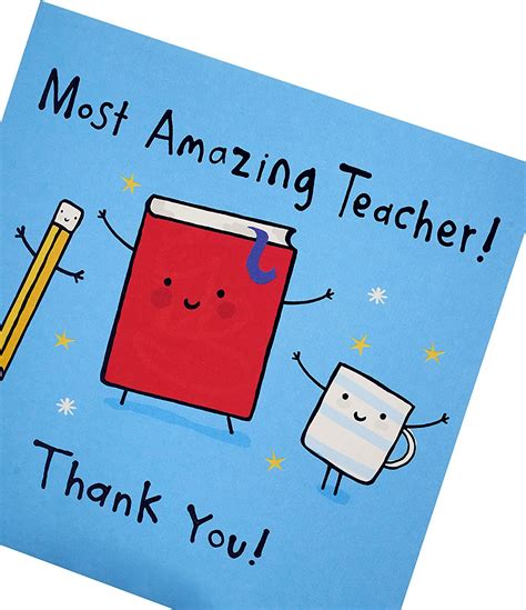 Most Amazing Teacher From Benny Range Thank You Teacher Card Evercarts