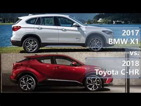 Compare rankings and see how the cars you select stack up against each other in terms of performance, features, safety, prices and more. 2017 BMW X1 vs 2018 Toyota C-HR (technical comparison) - YouTube