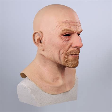 Halloween Props Cosplay The Breaking Bad Old White Bald Beard Old Man