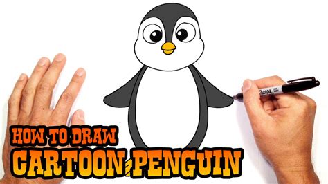 How To Draw A Penguin Drawing Lesson For Beginners Youtube