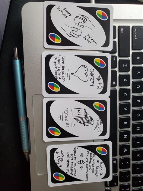 Before starting the game, each player takes a card. Custom UNO Wild Cards | Custom cards, Cards, Boys and ...