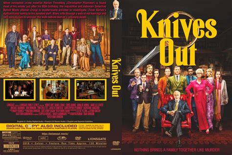 Knives out is a mystery film written and directed by rian johnson. Knives Out (2019) DVD Custom Cover | Dvd cover design ...
