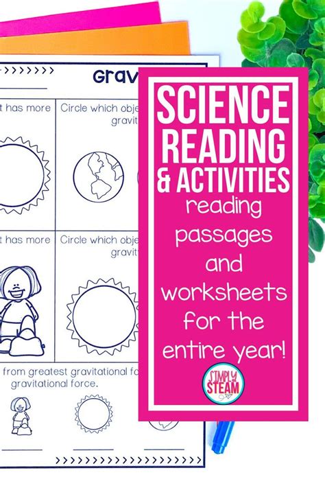 Science Reading And Activities For Kids With The Text Passages And