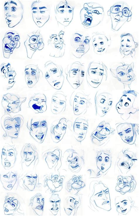 Disney Expressions Page 2 Disney Style Drawing Disney Expressions