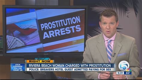 Riviera Beach Woman Charged With Prostitution Youtube