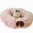 Hot Sale Funny Luxury Round Print Pet Cave Cat Tunnel Bed  Buy
