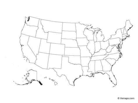 Printable Us Maps With States Outlines Of America Printable Blank