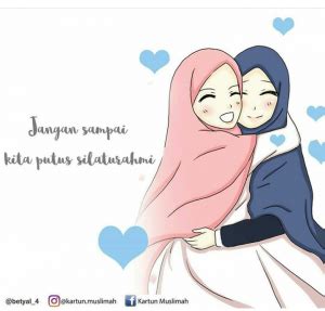 Let's go hijrah for better life ➖ order buku @karyatimsm ➖ pp line : Gambar Kartun Muslimah Sahabat 3 Orang