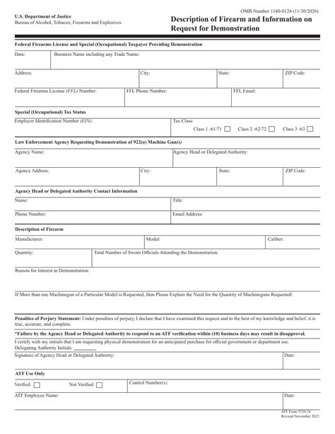Atf Form 532024 Fill Out Sign Online And Download Fillable Pdf