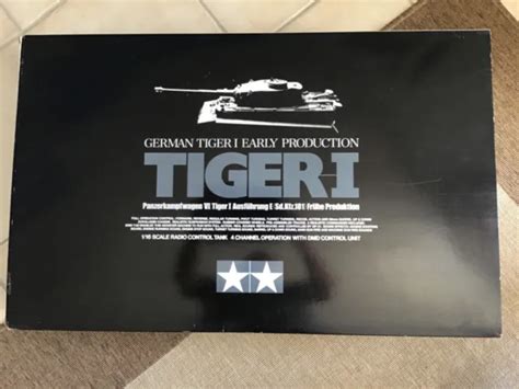 Tamiya German Tiger I Early Production Full Option Kit Channel Kit R C Tank Eur