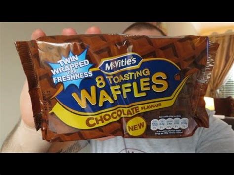 New Mcvitie S Toasting Waffles Chocolate Review Youtube