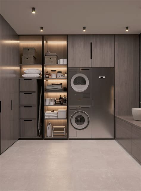 Whether you're looking to keep it neutral, play with patterns, or match the rest of other ideas are specific to your laundry room and work to free up precious space. Pin by Closet Couture on CURATE - Laundry | Laundry room ...