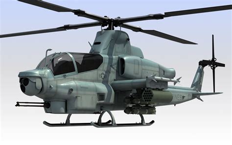 3d Helicopter Ah 1z Viper Cgtrader