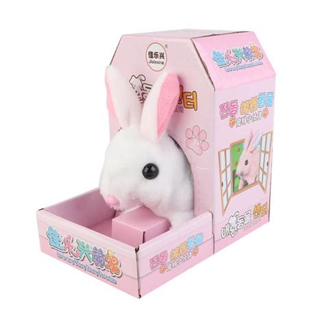 Toy Rabbit That Walks Plush Interactive Electronic Toy Pets Battery