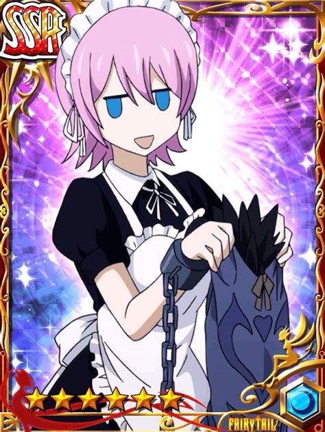 An Anime Character With Pink Hair And Blue Eyes Holding A Black Object