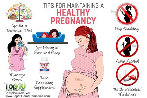 The importance of eating healthily during pregnancy cannot be overstated! 10 Tips for Maintaining a Healthy Pregnancy | Top 10 Home ...