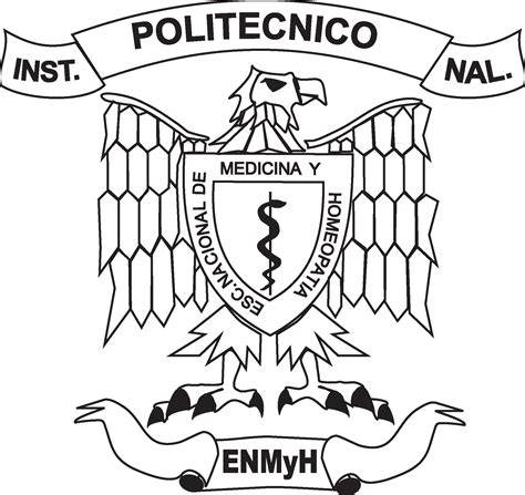 Escuela Nacional De Medicina Y Homeopatia Logo Vector Ai Png Svg