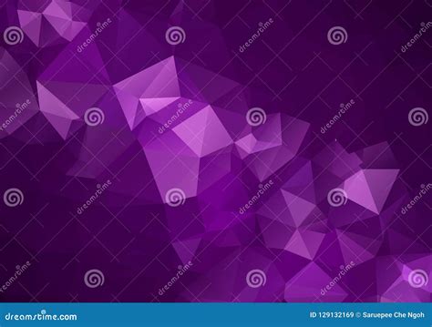 Abstract Dark Purple Vector Low Poly Crystal Background Polygon Design