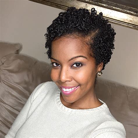 Flat twists into a low bun twists and braids are the perfect additions to spice up any simple hairstyle. How To: Wash and Go Short Natural Hair/ TWA | Curly Nikki ...