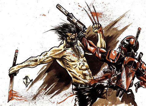 Wolverine Vs Deadpool By Justblah On Deviantart