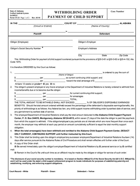 Child Support Papers Form Fill And Sign Printable Template Online