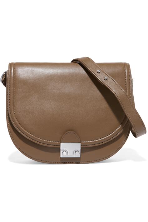 Loeffler Randall Saddle Leather Shoulder Bag Modesens