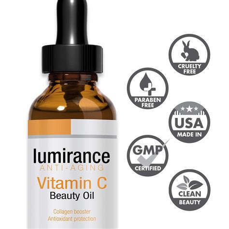 Vitamin C Oil For Face Anti Aging For All Skin Types By Lumirance
