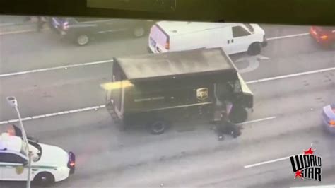 Police Chase With A Hijacked Ups Truck Leads To A Deadly Shootout In South Florida Video