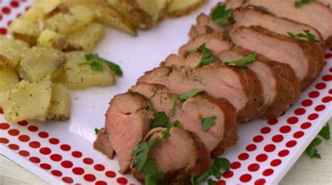 This roasted pork tenderloin is an easy way to prepare a lean protein for dinner that's flavorful and pairs well with many different sides. Kentucky Pork Tenderloin | Traeger cooking, Cooking recipes