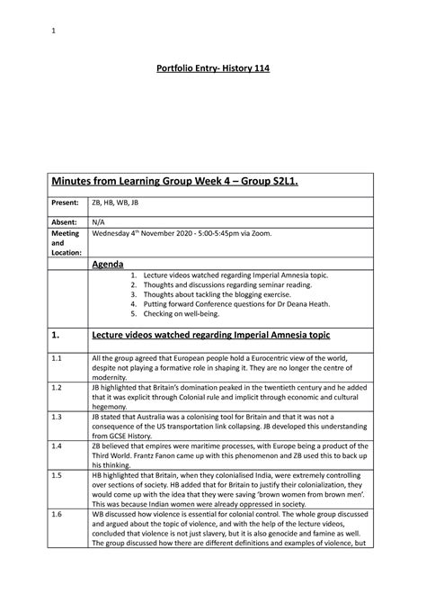 Portfolio HIST 114 SEM 1 YEAR 1 31.1.21 - Portfolio Entry- History 114