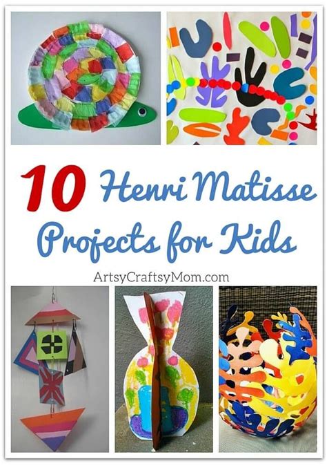 Top 10 Henri Matisse Projects For Kids Kindergarten Art Elementary